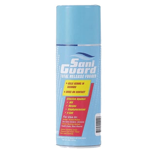 SG55-2000-CS PT# SG55-2000-CS- Sanitizer Spray Saniguard Fogger Aerosol 8oz Ea by, CHG Inc