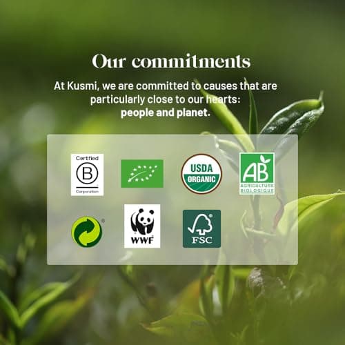 Kusmi Tea Be Cool - 90 gr Loose Tea Tin - Organic Herbal Tea - Flavored with Mint, Lemon Verbena & Licorice - Caffeine Free