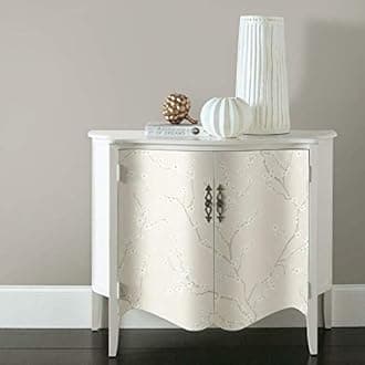 RoomMates Beige Cherry Blossom Peel and Stick Wallpaper