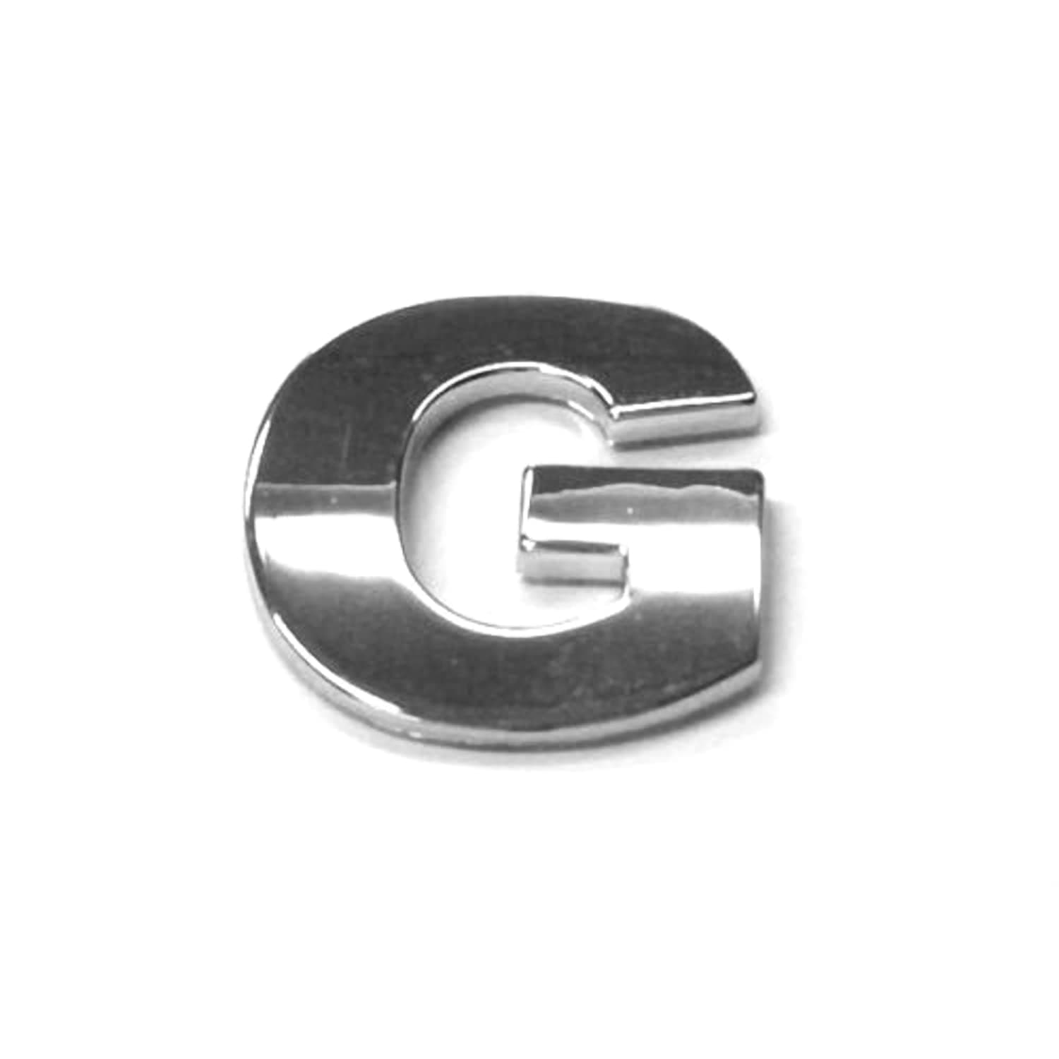 Chrome Letters Digits Numbers Signs Self Adhesive 3D Emblem Decal Badge Sticker for Car Van Home Decor - Letter G