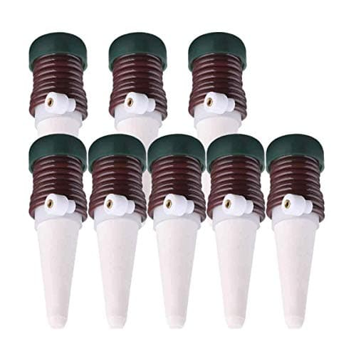 JUSHACHENGTA 8 Pack Automatic Plant Waterers, Plant Watering Devices, Automatic Slow Release Vacation Plant Waterer Slow Release for Outdoor & Indoor Use