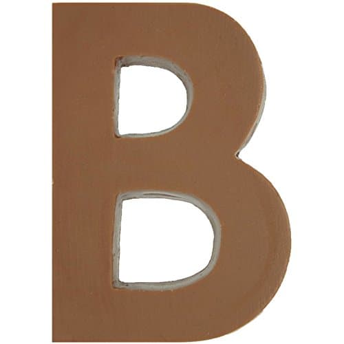 Philadelphia Candies Solid Milk Chocolate Alphabet Letter B, 1.75 Ounce Novelty Gift