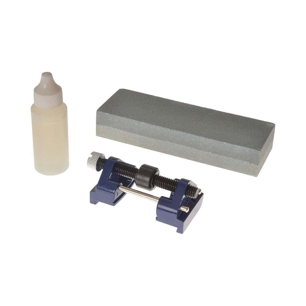 10507932 Marples Chisel Sharpening Tool Set with Honing Guide, Stone and Oil, 3 Pieces