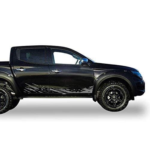 Decal Sticker Vinyl Bed mud Splash Compatible with Mitsubishi Triton L200 2015-present