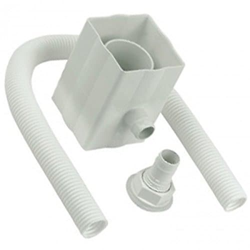 DBS White Rainwater Diverter Kit Fits Round and Square Down Pipes
