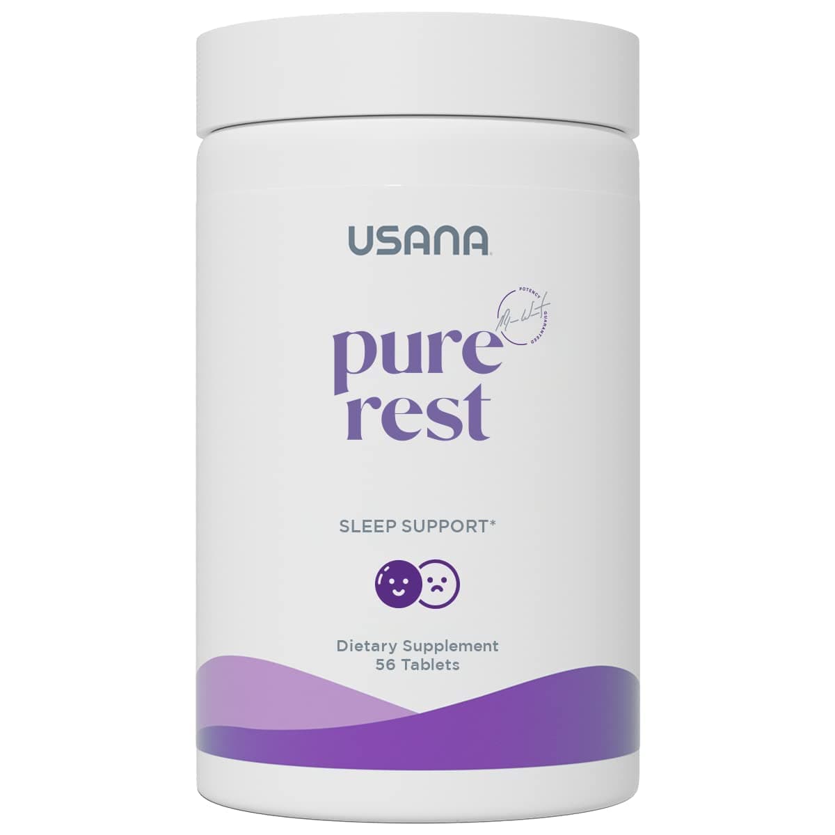 Pure Rest Melatonin Supplement for Sleep Support* – Fast Acting – Sugar Free - 56 Tablets