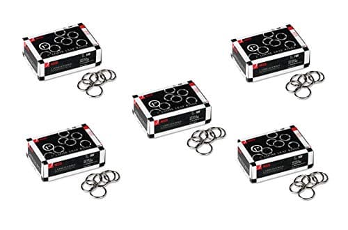 ACCO Loose Leaf Binder Rings, 1 Inch Capacity, Silver, 100 Rings/Box, Sold as 5 Pack (72202)