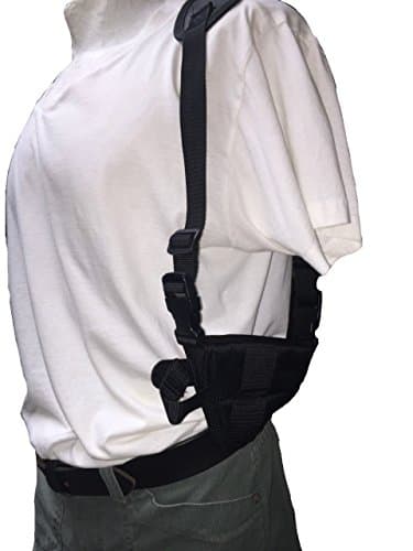 Nylon Horizontal Deluxe Shoulder Holster Fits Ruger Mark 2, 22/45 Mark 3, P95, P97, SR9