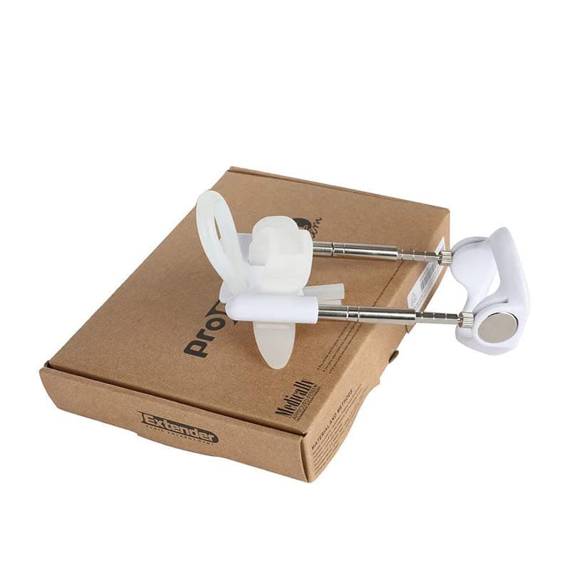 Massage Men's Bracket Kit Physical Increase Size,Penile Traction Devices for Men Massage Kit Traction Device for Men Extender Rod Male - White Men's Gift B5