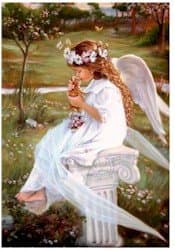 Sandra Kuck - Kissing Kitty Signed Open Edition on Paper