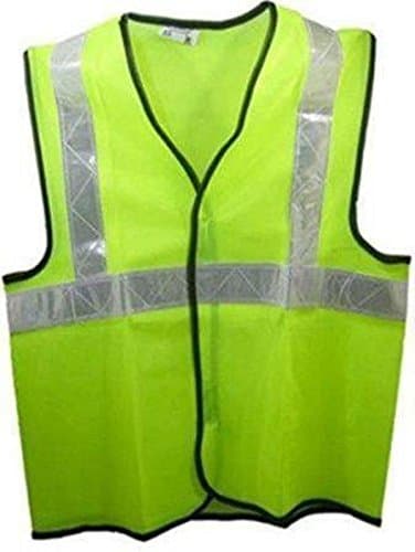 Pooja Trendz 2 Inch Executive Stripe Reflective Safety Uniform Jackets,Over Coat,Free Size,Green Color (2 Pcs)