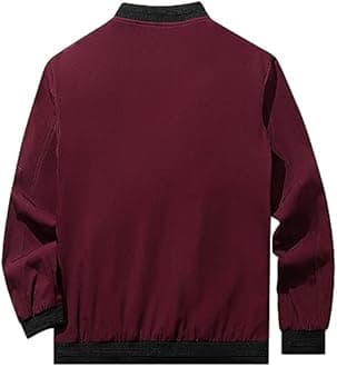 sandbank Men's Slim Fit Lightweight Softshell Flight Bomber Jacket Coat