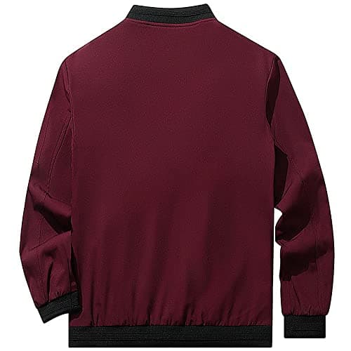 sandbank Men's Slim Fit Lightweight Softshell Flight Bomber Jacket Coat