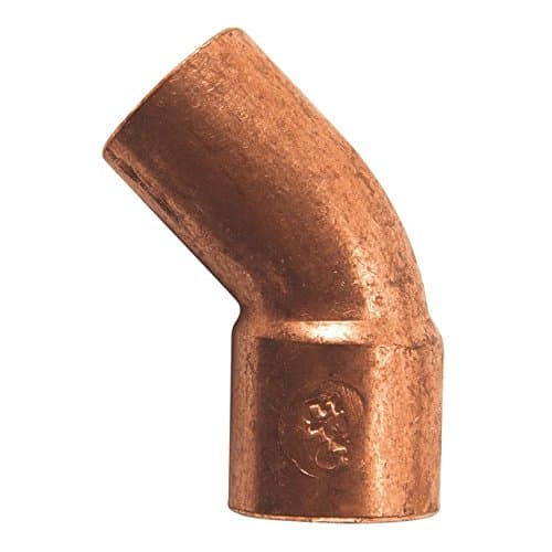 Elkhart Products 106-2 1/2" 1/2" 45º Copper Street Elbows