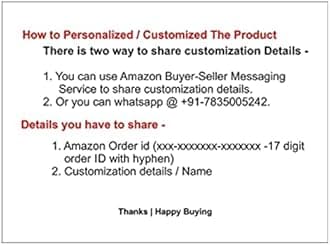 Incrizma Personalized/Custom Coffee Stencil Personalized Stencil, Reusable Acrylic Name Stencils, Birthday Gift Ideas for Her (9 cm)