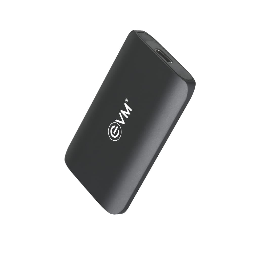 EVM EnSave External SSD 128GB - Smallest Portable SSD - 550 Mb/s Read & 500 Mb/s Write - USB 3.1 Gen 2 Type C - 10 Years Warranty (EPSSD/128GB)