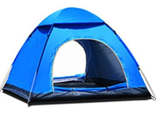 LLCP 4 People Open Tents, Wind And Rain Protection, Two-Door Breathable, Portable, Family Camping Tent