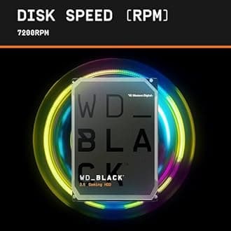 Western Digital 8TB WD_Black Performance Internal Hard Drive HDD - 7200 RPM, SATA 6 Gb/s, 256 MB Cache, 3.5" - WD8002FZBX