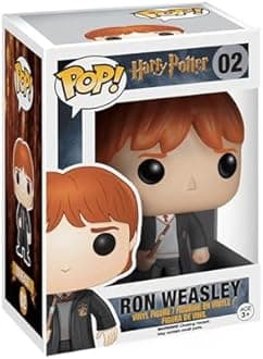 Funko Pop! Movies: Harry Potter 3-Pack – Ron Weasley (#02), Hermione Granger (#03), & Quidditch Harry (#08) Collectible Vinyl Figures