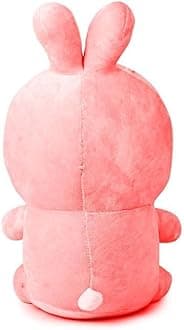 Swarah Super Soft Plush Toy – Ultra-Cuddly Stuffed Animal for Kids & Adults for Birthdays, Baby Showers, Christmas, or Valentine's Day (Pink Bunny 25cm)