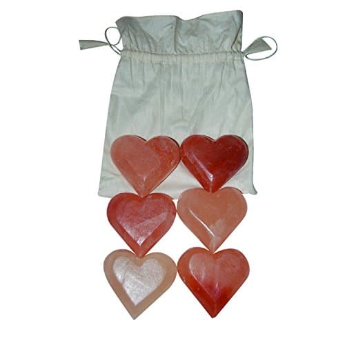 Himalayan Salt Massage Heart Stones