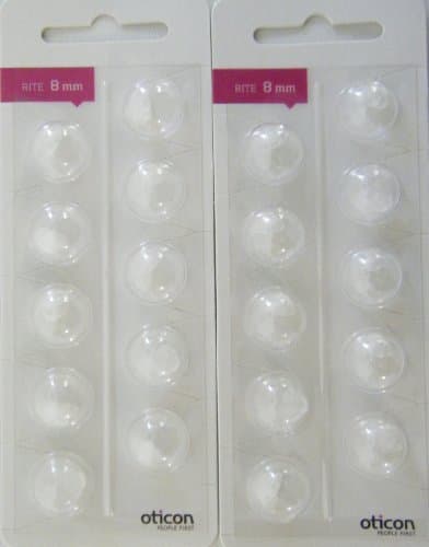(20 Pack) Genuine Oticon 8 mm RITE Open Domes by Oticon