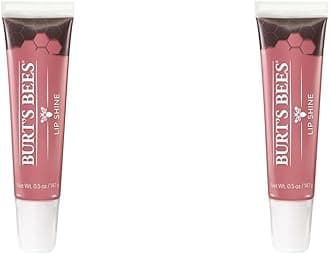 Burt's Bees100% Natural Moisturizing Lip Shine, Blush - 1 Tube (Pack of 2)