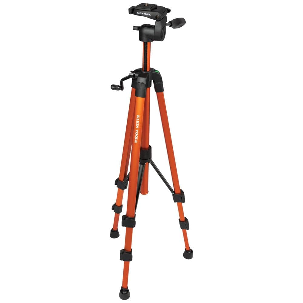 69345 Tripod, Flexible Tripod with Mount, Lightweight Aluminum, Compatible with Klein Tools Laser Levels and other Products