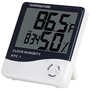 Sensualmax Indoor Digital Humidity Temperature Thermometer Sensor,Hygrometer Meter Gauge With Lcd Display