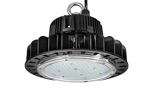 ETL Certified 100W UFO LED High Bay Light, Replacement for 400W HID/HPS, Lumileds Luxeon 3030 LED, Meanwell HBG Driver, 5000K Daylight White