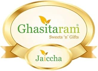 Ghasitaram Gifts - Kaju Katli, T-Lite and Almonds Pouch|Sweets|Sweets Gift Pack|Diwali Sweets|Indian Mithai|Diwali Sweets Gift Box|Sweets Gift Box