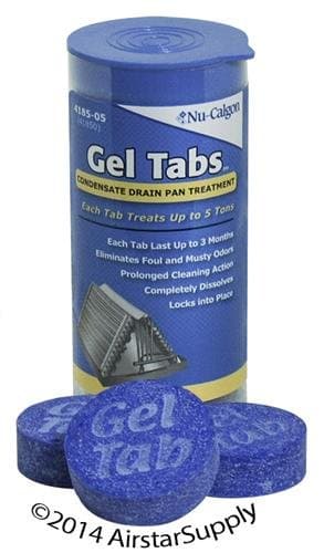 2-Pack • Nu-Calgon Gel Tabs Pan Treatment – 5 Ton Gel Tablets / 6 Tablets Per Jar