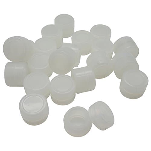 Gentcy Silicone 2ml Clear 10pcs Containers Silicone Storage Jar Seals