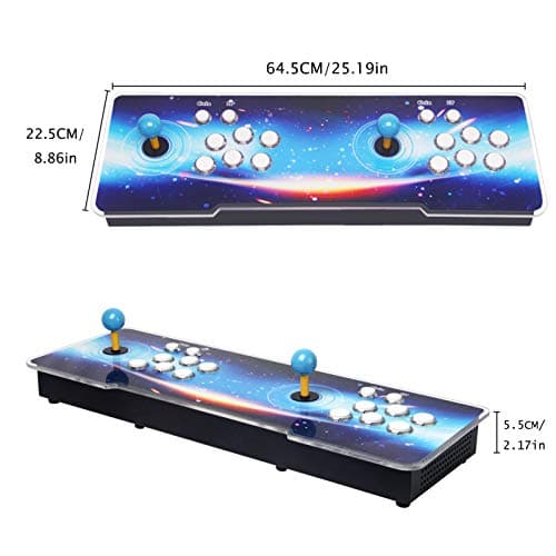 26800 Games in 1 Pandora Box Arcade Console - 3D Games, 1-4 Players - Favorite List, Save/Search/Hide/Pause Game, HDMI VGA to Connect for TV- Powerful Hardware for Arcade Gaming