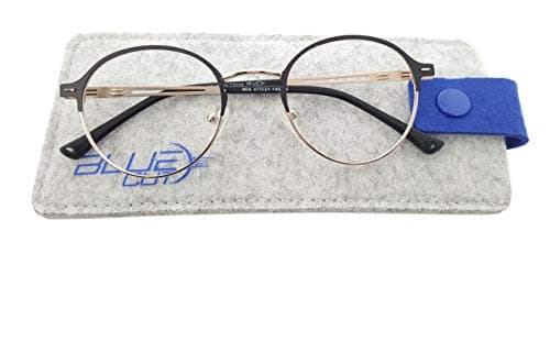 Blue Light Blocking Round Glasses Anti-Fatigue Non prescription Computer Glasses Prevent Headaches Gamer Glasses …