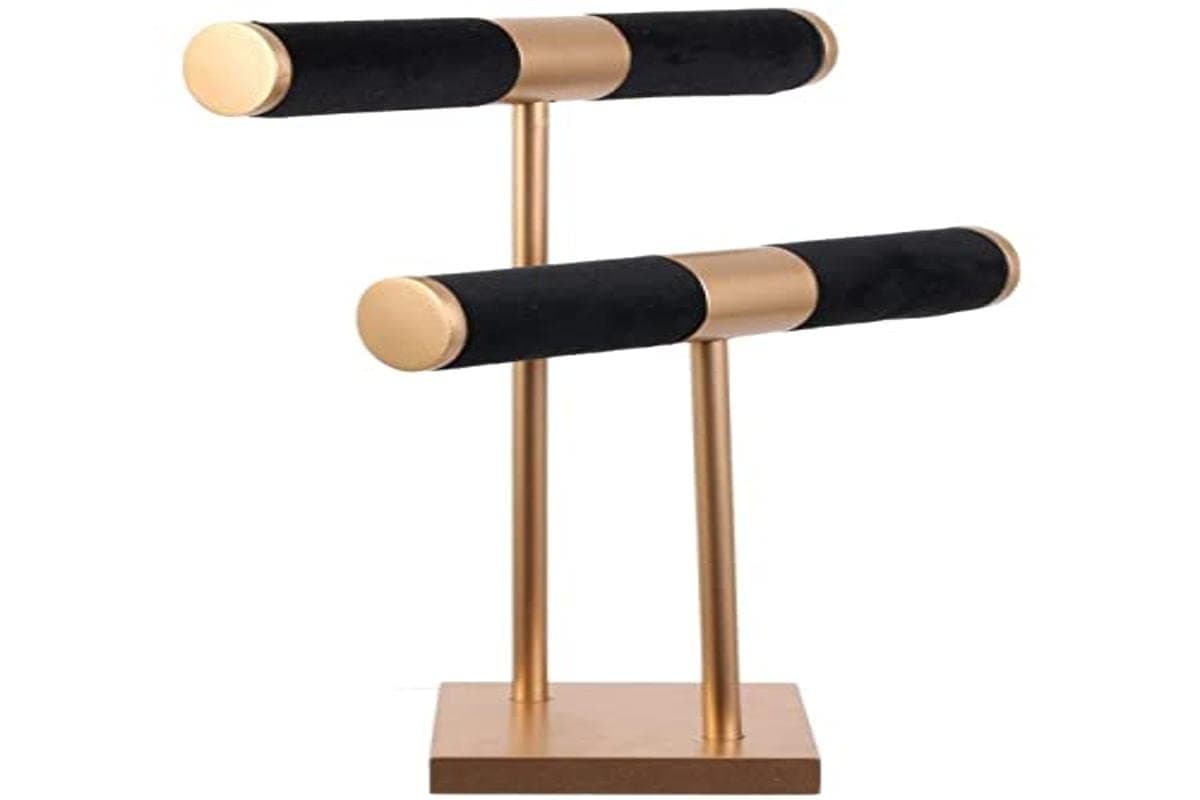 Cmp-Paris - Joyero de Terciopelo para Joyas, Expositor de Relojes, Pulseras, Collares