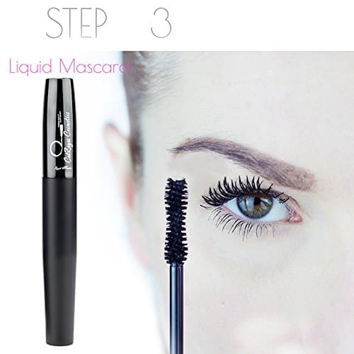 3D Fiber Lash Mascara - Highest Quality for Sensitive Eyes - Jet Black Lengthening Volumizing 3D Mascara by CatZeyes Cosmetics