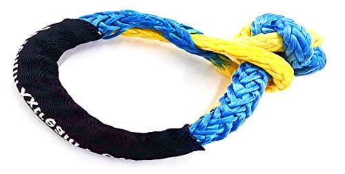 Jutemill Synthetic UHMWPE Soft Shackle | 7/16"; 6" Loop | Breaking Strength| Recovery and Off-Road Capabilities | ATV/UTV Winch, Marine Craft | Heavy Duty Handling