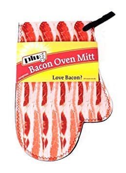 180D Bacon Oven Mitt Novelty Kitchen Pot Holder-Gag Gift