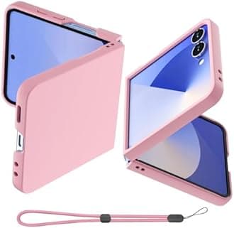 AICase for Samsung Galaxy Z Flip 7 Case Pink, [Minimalist Fit] Ultra-Thin Slim Fit Protective Sturdy Solid PC Phone Cover for Samsung Flip 7 5G