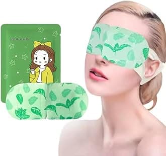 Heated Eye Mask, 5 Packs Masks for Dark Circles and Puffiness Dry Eyes Stress Relief Disposable Steam Mask, Works Better with Eye Cream, Portable for Beauty Personal Care - Unscented