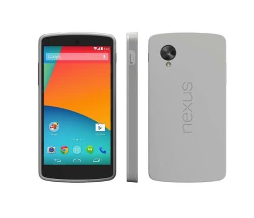 GENUINE OFFICIAL GOOGLE PREMIUM BUMPER CASE FOR LG NEXUS 5 D820 821 - Retail Packing (Gray)