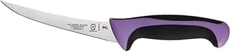 Mercer Culinary Millennia Color Handle Cutlery 6" Curved Boning Knife Purple