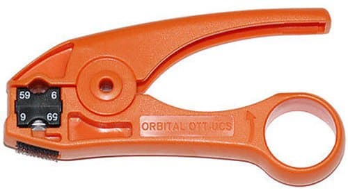 OTT-UCS Cable Stripper for RG59 RG6 RG6 Tri & Quad Shield Cables