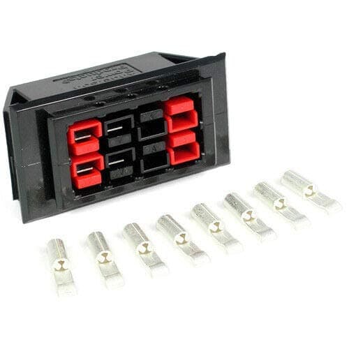 Powerwerx Chassis Mount Kit for Four Anderson Powerpole Connectors