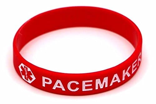 Pacemaker Bracelet - Pacemaker Recipient Medical Alert id Bracelet Emergency Wristband (PACEMAKERB-122)