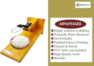 MEXZA™ Wooden Table Top Coconut Scraper Chirava Grater Thengai Thuruvi (M)