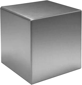 Pure Tungsten Cube, Tungsten Block Metal Cubes Suitable for Element Collections, Lab Experiments,12×12×12mm
