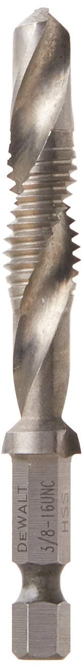 DEWALT Drill Tap, UNC, 3/8-Inch (DWADT3816)