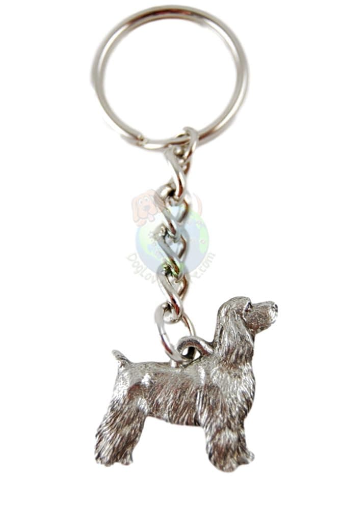 Cocker Spaniel - Show Clip - George Harris Pewter Keychain